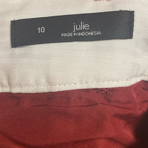 LOFT Ankle Trouser in Julie fit (Brick Red) - Picture 6 of 6